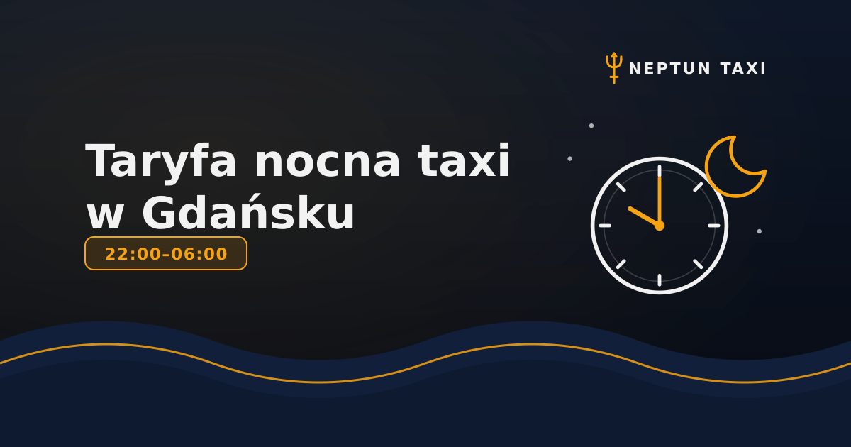Taryfa nocna taxi — od której godziny i ile kosztuje w Gdańsku?