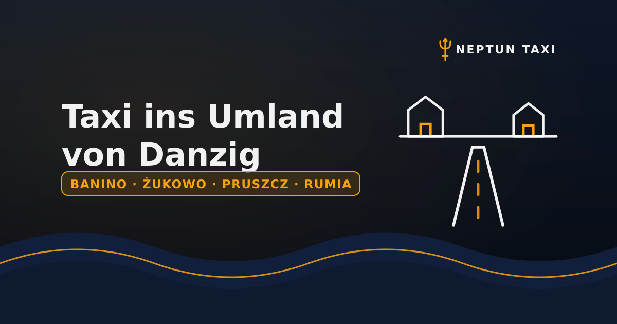 Taxi nach Banino, Żukowo, Pruszcz und Kolbudy – Vorortfahrten ab Danzig