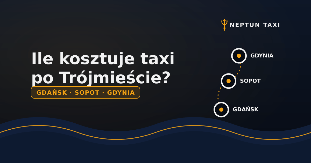 Taxi Gdańsk–Sopot–Gdynia: ile kosztuje przejazd po Trójmieście?